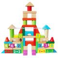 EZ1009 80pieces Math Learning Wooden Educational Blocks